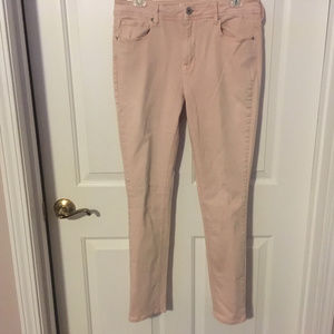 Bullhead Denim- Blush Pink High Rise Skinny Jean